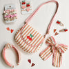 Tasche Stripy Cherry Scalop Bag