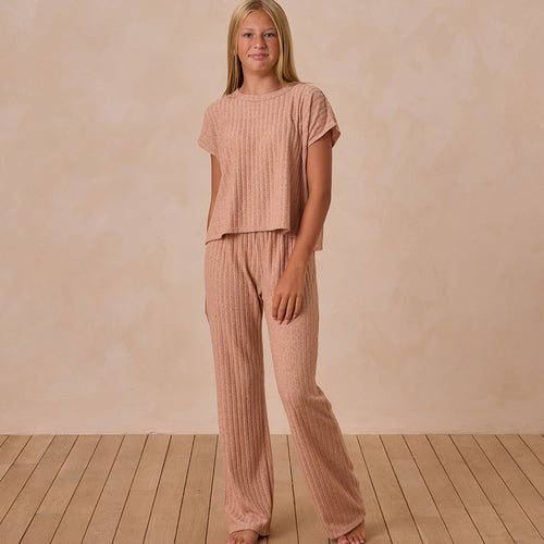 Kleider-Set Cozy Rib Knit Set Grapefruit