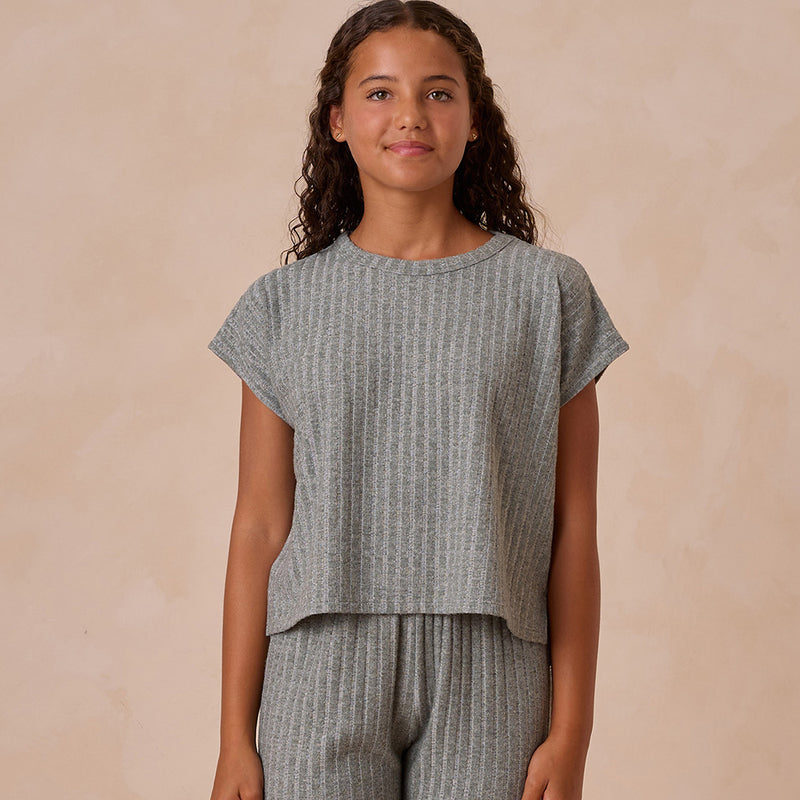 Kleider-Set Cozy Rib Knit Set Eucalyptus