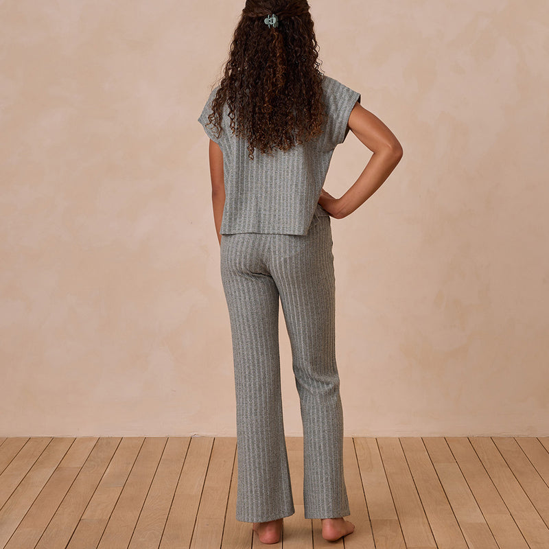 Kleider-Set Cozy Rib Knit Set Eucalyptus