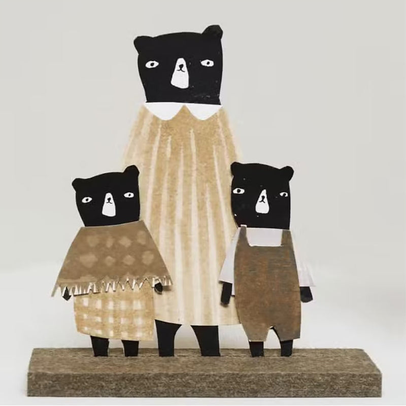 DIY Bears Set of all 4 -Bastelbogen 4 diverse Stk.