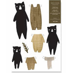 DIY cut out Bears - Bastelbogen 2