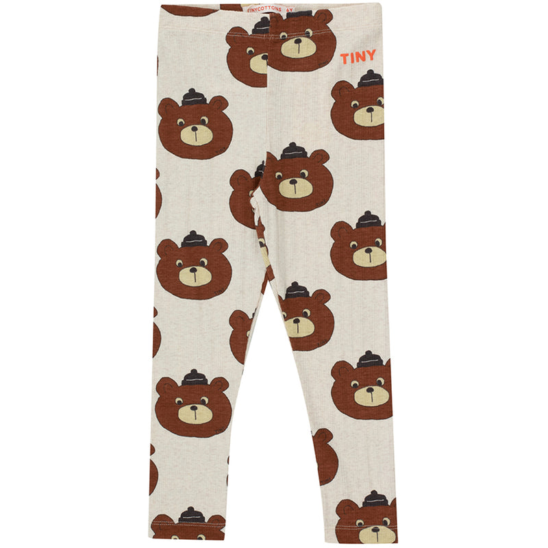 Bears Leggings Light Cream Heather