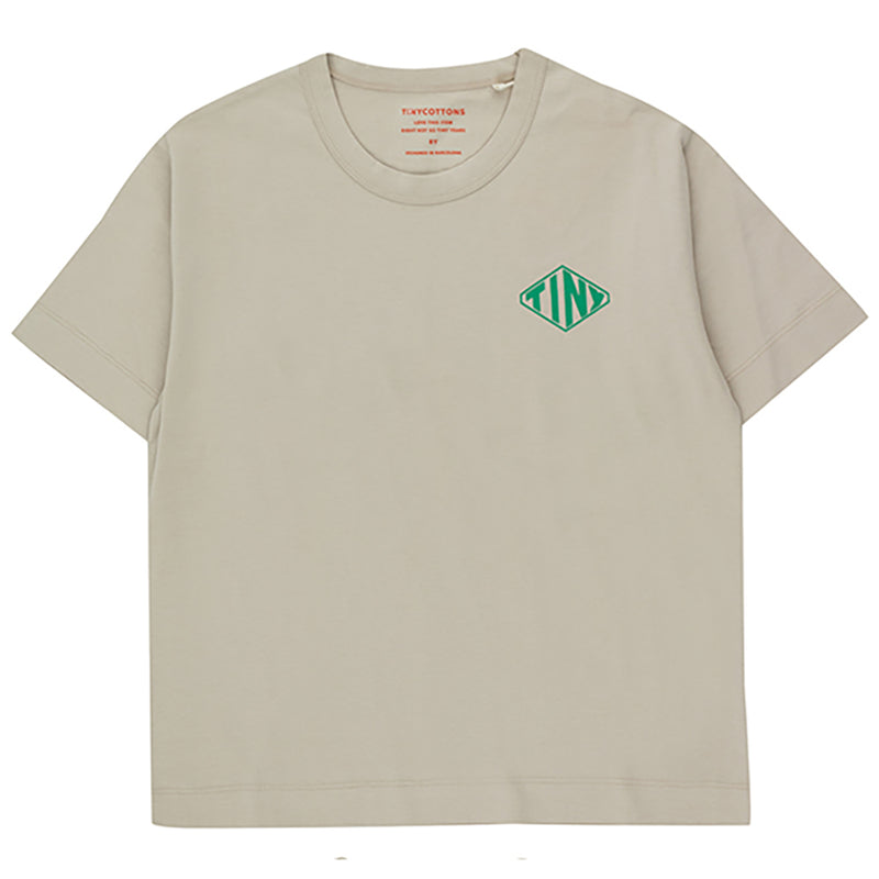 Diamond TINY Tee Warm Grey