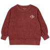 Diamond TINY Sweatshirt Burgundy