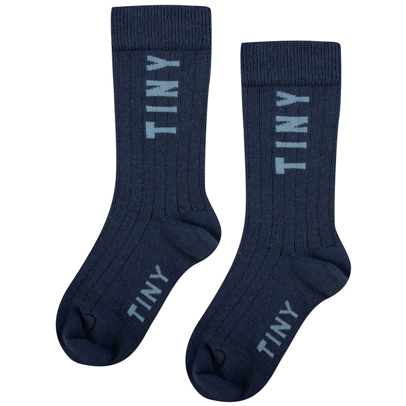 TINY Medium Socks Light Navy