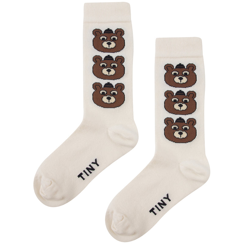 Bears Medium Socks Vanilla