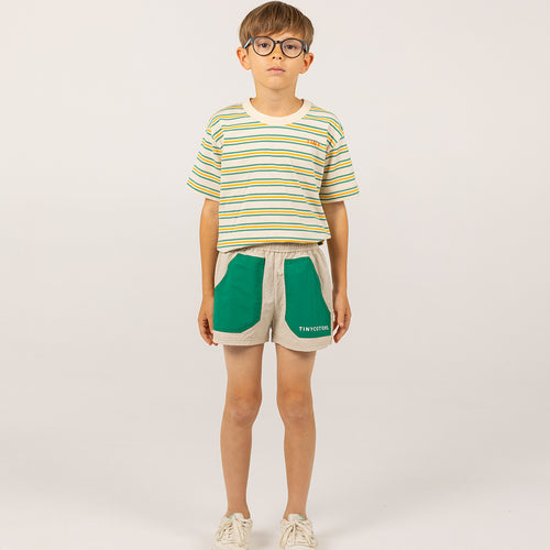Stripes Mulitcolor Tee Light Cream