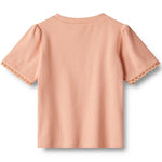 Ripp-T-Shirt Iris Soft Coral
