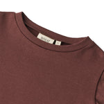 Ripp-Shirt Else Aubergine