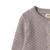 Strickjacke Magnella Dusty Purple