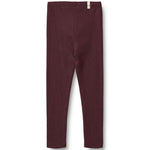 Merino Leggings Aubergine