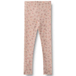 Merino Leggings Agi Lilac Flowers