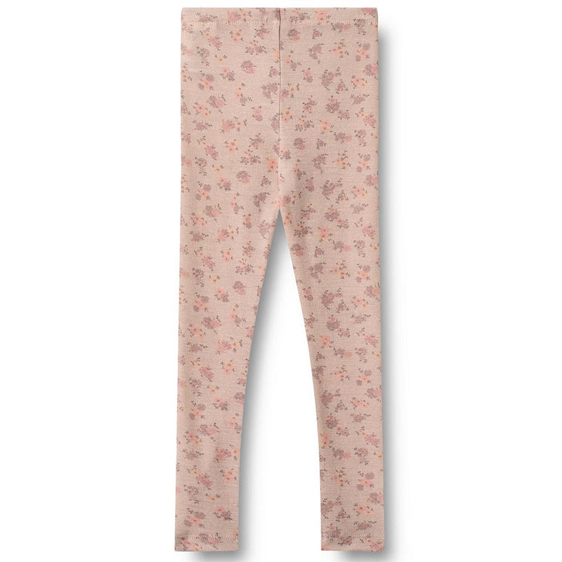 Merino Leggings Agi Lilac Flowers