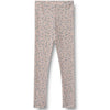 Merino Leggings Agi Blue Flowers