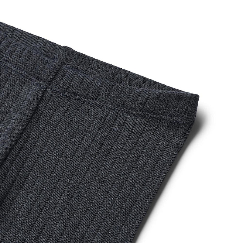 Merino / Seiden Leggings Agi Navy