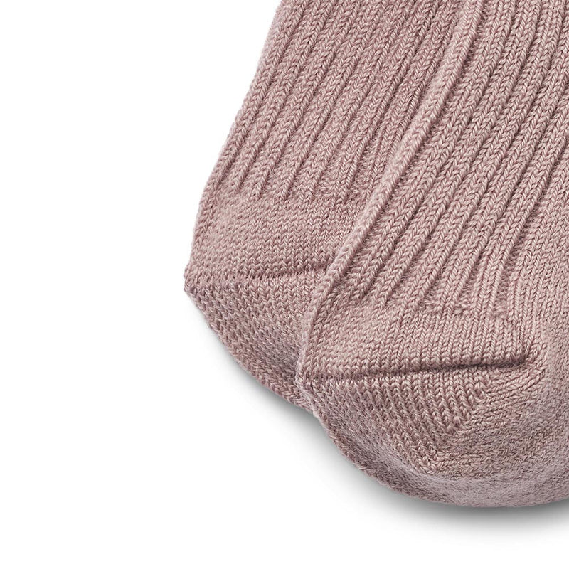 Woll-Rippsocken Ziggy Dry Rose