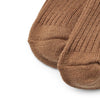 Woll-Rippsocken Caramel