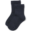 Woll-Rippesocken Vilde Navy