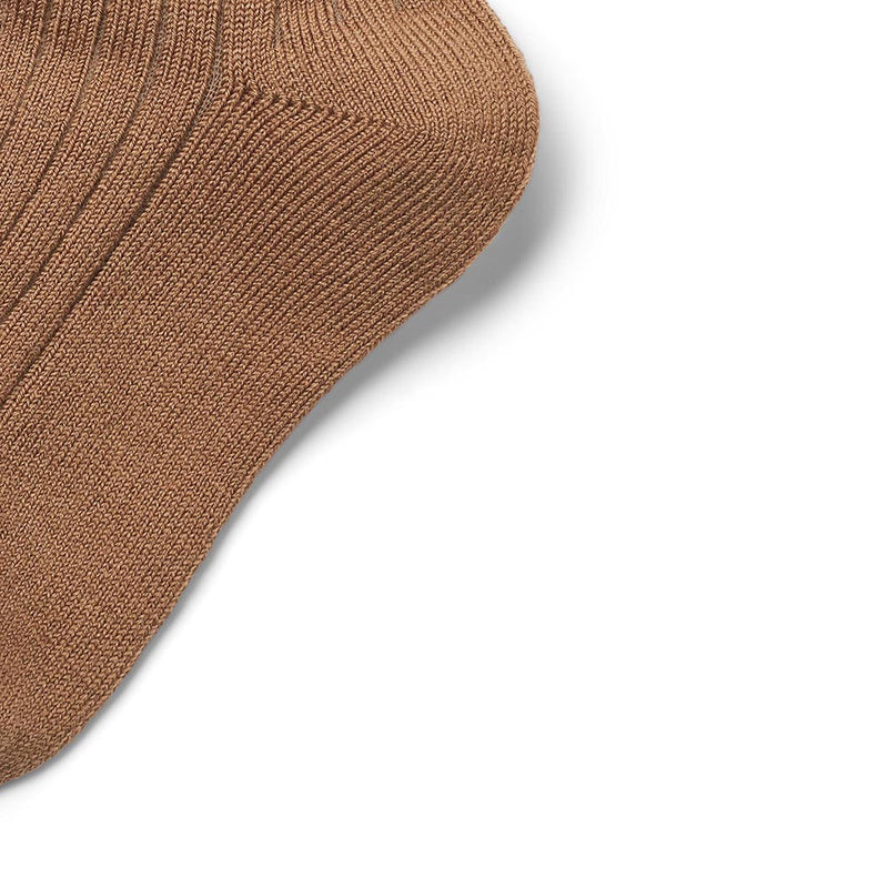 Woll-Rippesocken Vilde Caramel