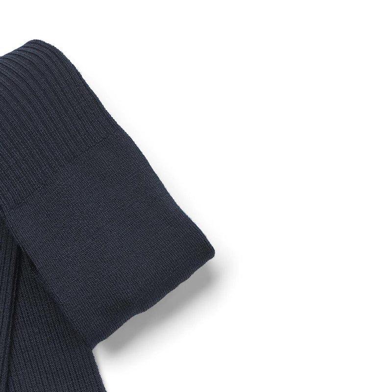 Woll-Rippstrumpfhose Robin Navy
