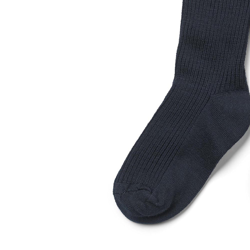 Woll-Rippstrumpfhose Robin Navy