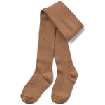 Woll-Rippstrumpfhose Robin Caramel