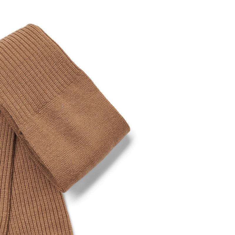 Woll-Rippstrumpfhose Robin Caramel