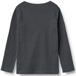 Ripp-Langarmshirt Stig Black Sea