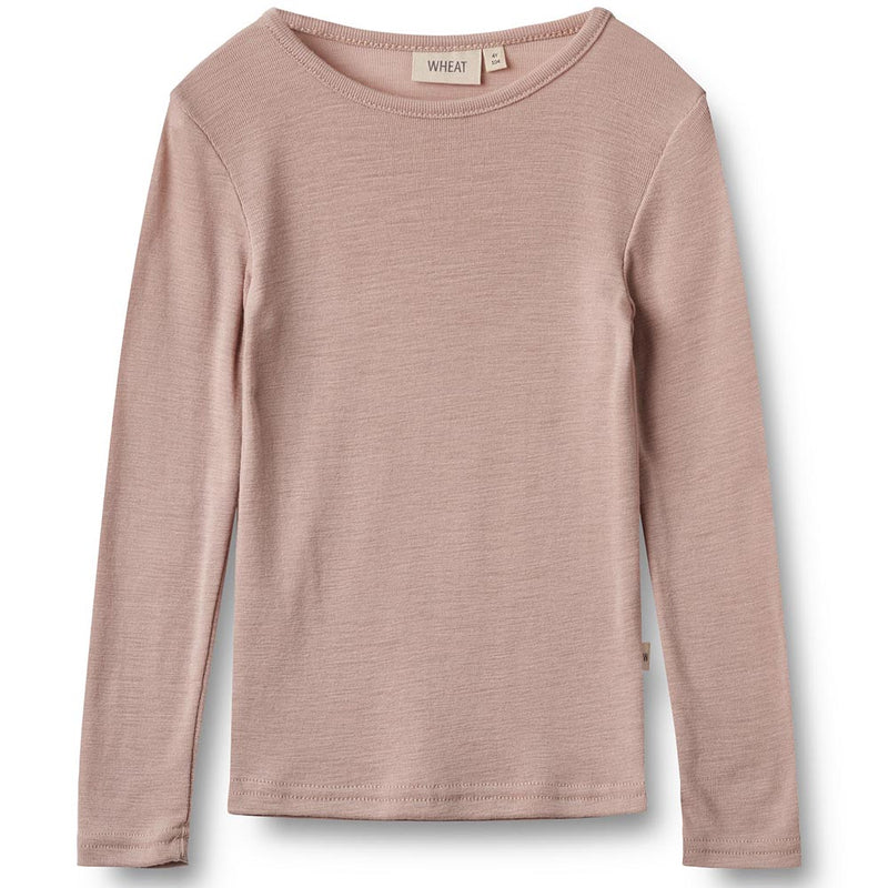 Merino Langarmshirt Alfie Dry Rose