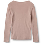 Merino Langarmshirt Alfie Dry Rose