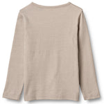 Merino Langarmshirt Soft Beige