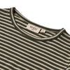 Merino Langarmshirt Green Stripe