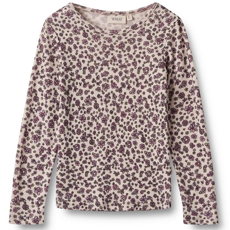 Merino Langarmshirt Alfie Autumn Flowers