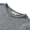 Merino Kurzarmshirt Seo Melange Grey