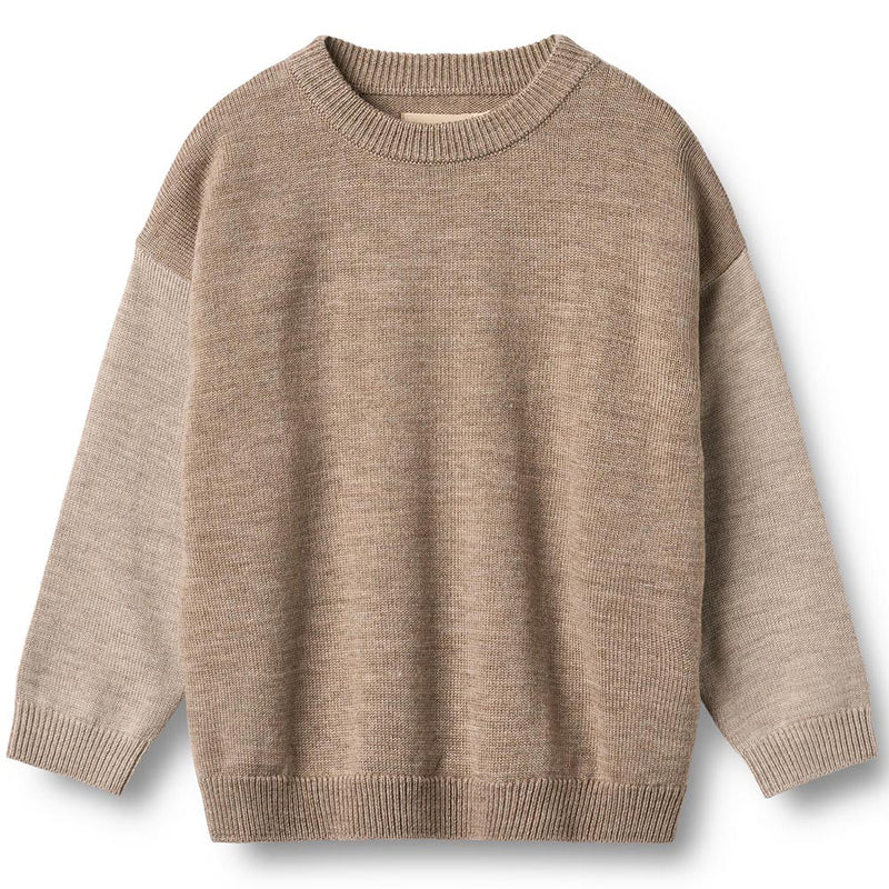 Strickpullover Finley Grey Caramel Melange