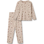 Pyjama Mila Pale Lilac Flowers