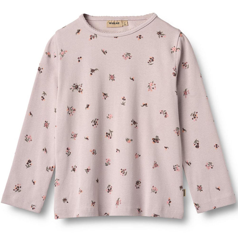 Pyjama Picoting Mila Soft Lilac Flowers