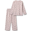Pyjama Picoting Mila Soft Lilac Flowers