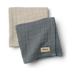 2 Pack Muslin Kaya Stormy Wheather 65 x 65 cm