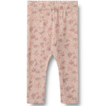 Merino Leggings Agi Lilac Flowers