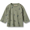 Langarmshirt Malthe Dusty Green Cars