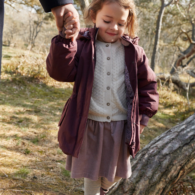 Gefütterte Jacke Tove Tech Purple Dawn