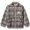 Fleece Jacke Helge Warm Sand Jaquard
