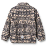 Fleece Jacke Helge Warm Sand Jaquard