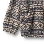 Fleece Jacke Helge Warm Sand Jaquard