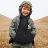 Fleece Jacke Helge Black Sea