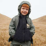 Fleece Jacke Helge Black Sea