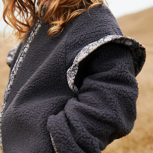 Fleece Jacke Ellena Black Sea