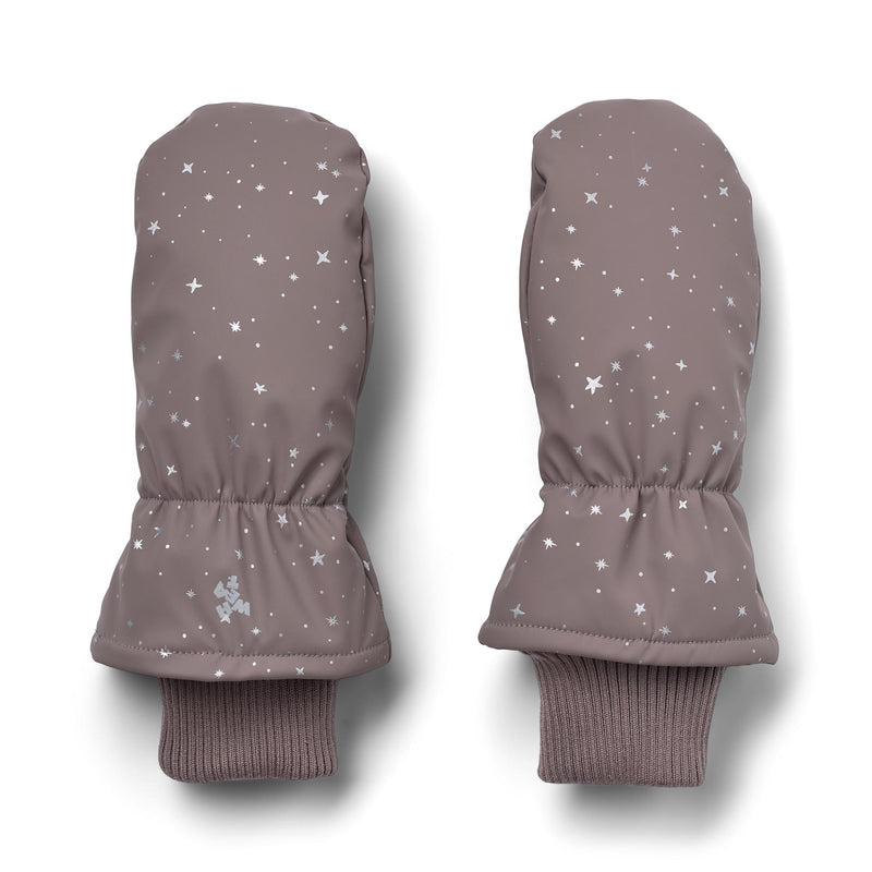 Winterhandschuhe / Fäustlinge Stormy Purple Stone Stars